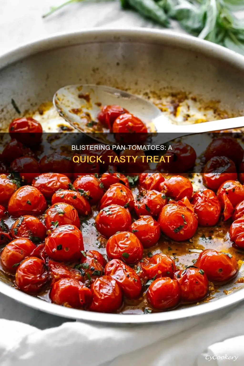 how to blister tomatoes in pan