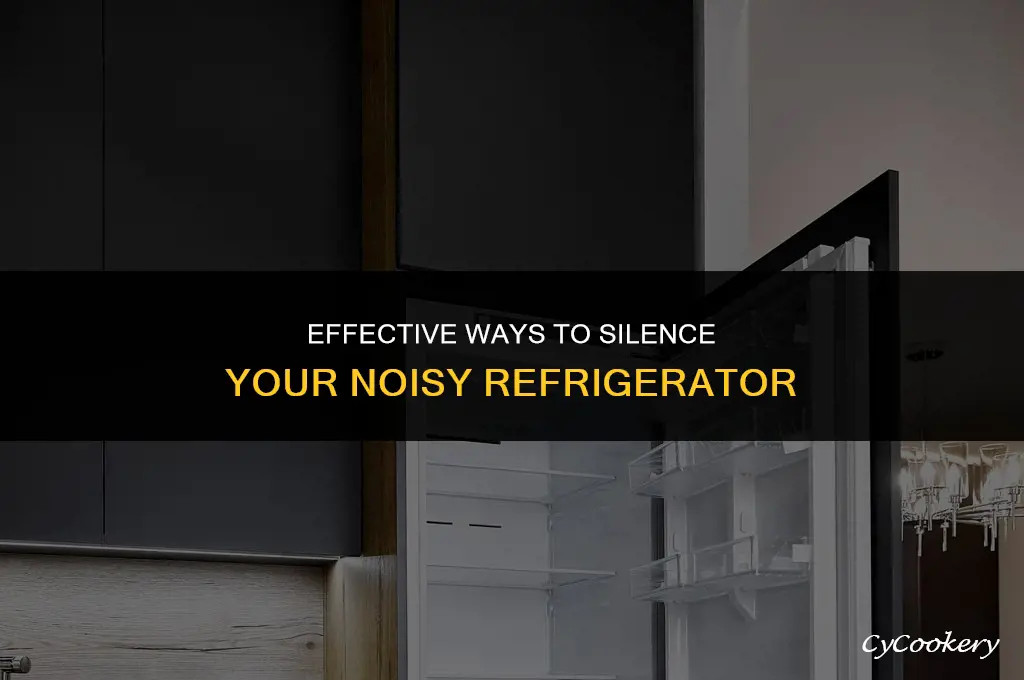 how to block high decible noise from refrigerator