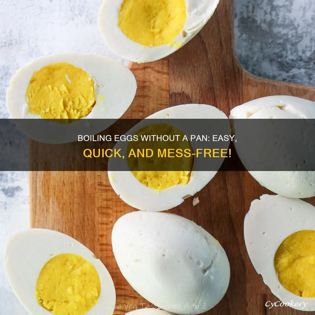 how to boil an egg without a pan