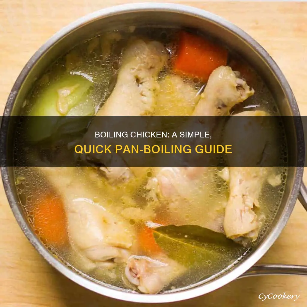 how to boil chicken pieces in a pan