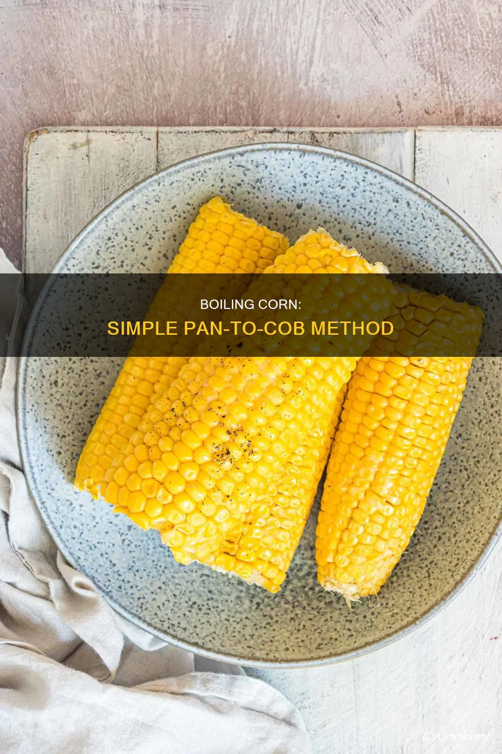 how to boil corn on the cob in a pan