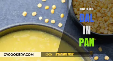 The Perfect Dal: Boiling in a Pan
