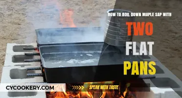 Boiling Maple Sap: Flat Pan Techniques for Syrup