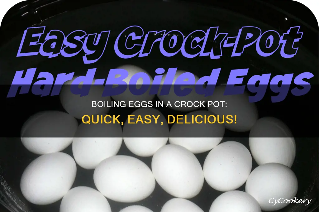 how to boil eggs in a crock pot pressure cooker