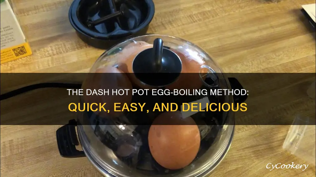 how to boil eggs in the dash hot pot