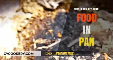 Removing Burnt Food: Boil and Clean Your Pan