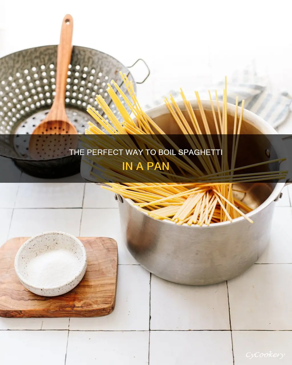 how to boil spaghetti in a pan