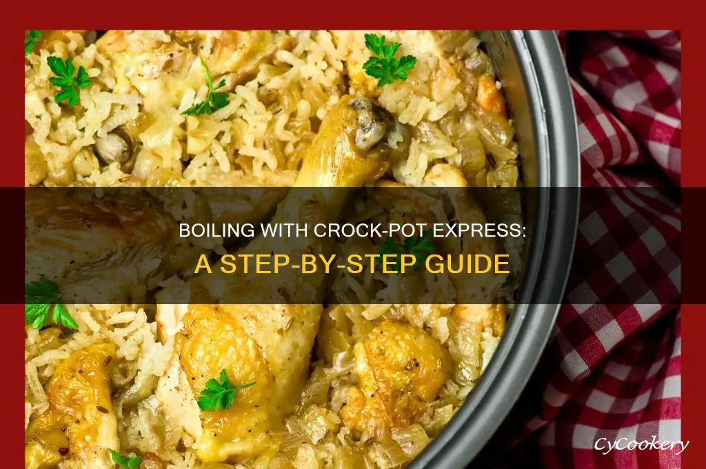 how to boil with crock pot express cooker