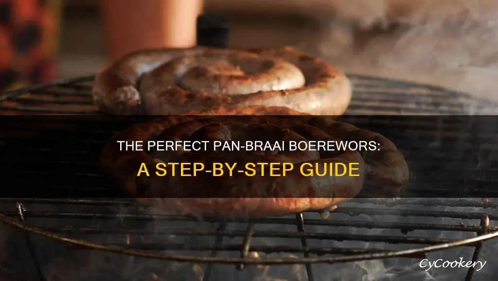 how to braai boerewors in a pan