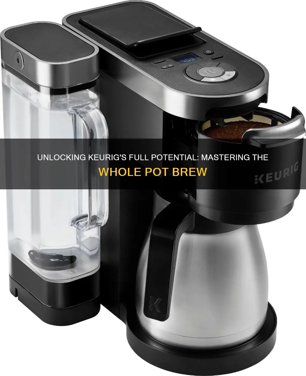 how to brew whole pot with keurig hot