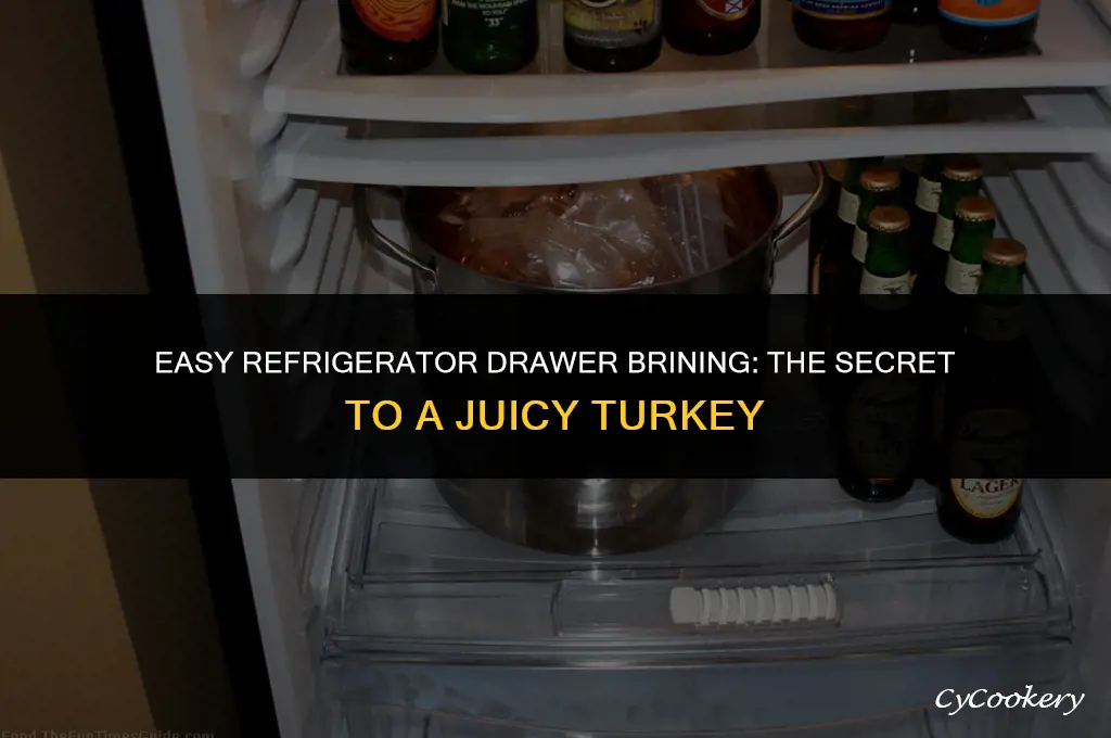 how to brine a turkey in refrigerator drawer
