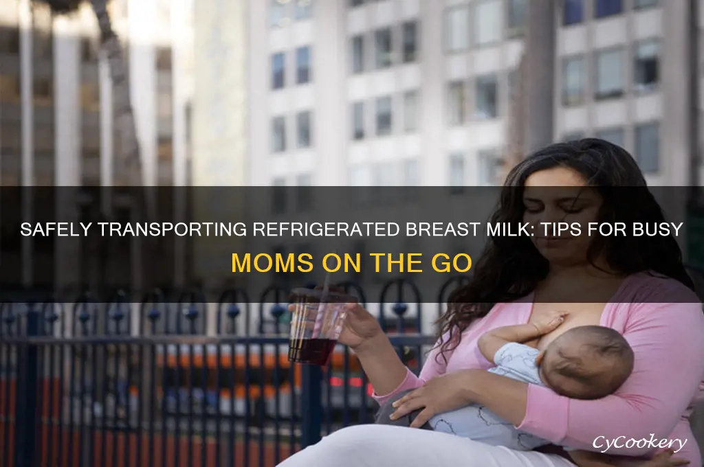 how to bring refrigerated breast milk out