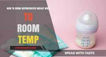 Safely Bringing Refrigerated Breast Milk to Room Temperature: A Guide