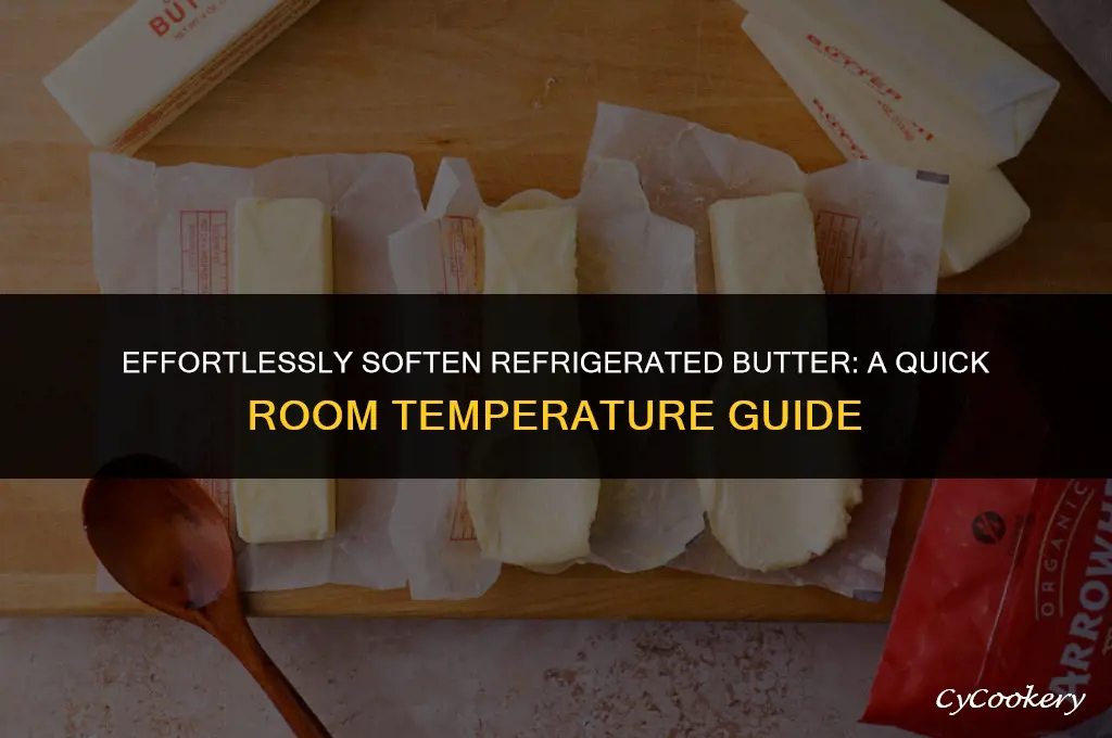how to bring refrigerated butter to room temperature