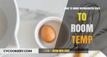 Effortlessly Bring Your Refrigerated Eggs to Room Temperature