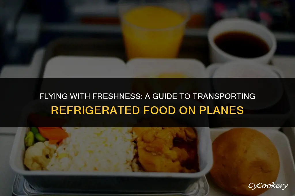 how to bring refrigerated food on a plane