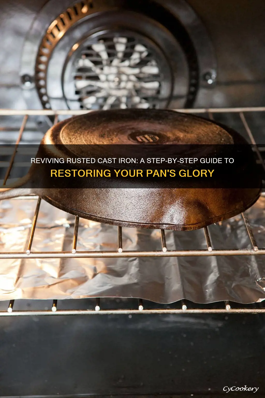 how to bring rusted cast iron pans back to life