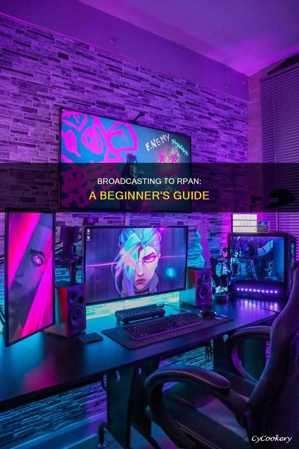 how to broadcast to r pan