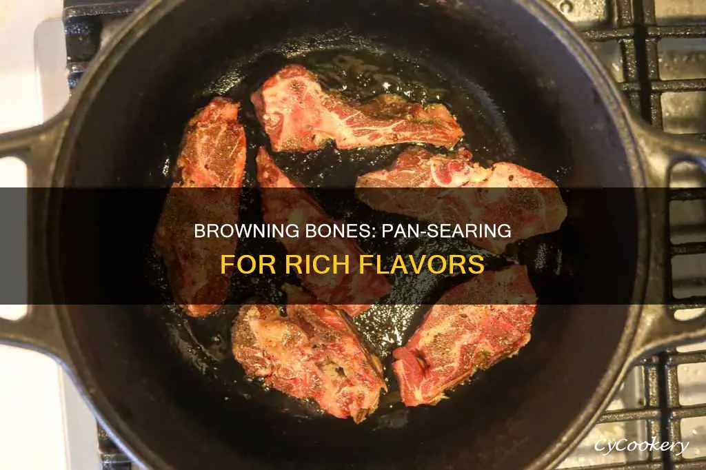 how to brown bones on pan