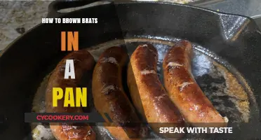 The Perfect Pan-Fried Brats: Browning Secrets
