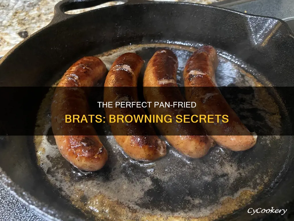 how to brown brats in a pan