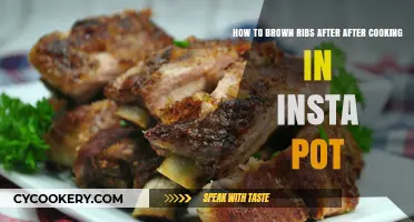 Browning Ribs: Instant Pot to Oven
