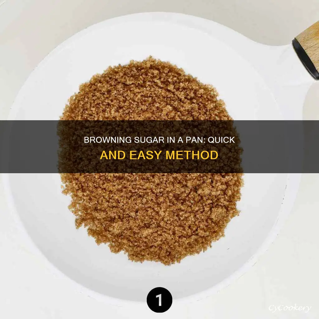 how to brown sugar in a pan