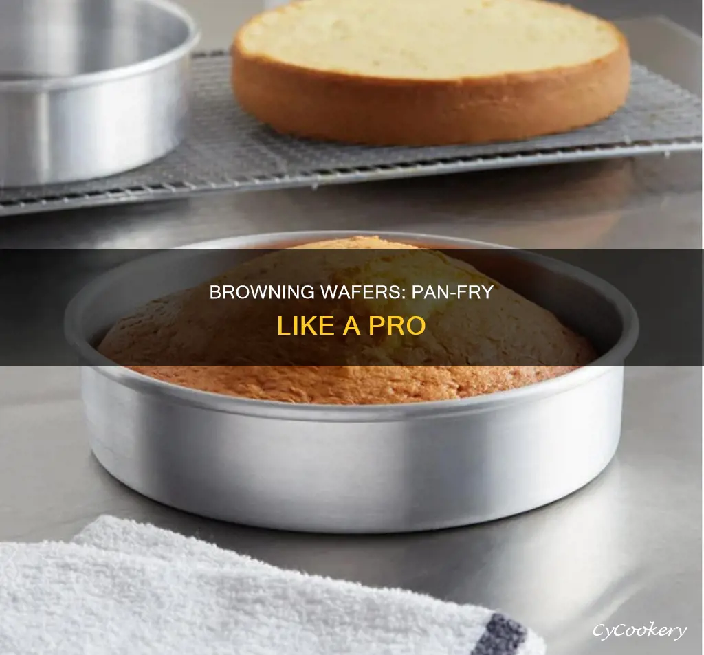 how to brown wafers in a pan