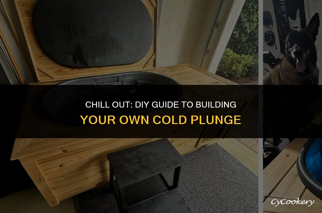 how to build a a refrigerated cold plunge