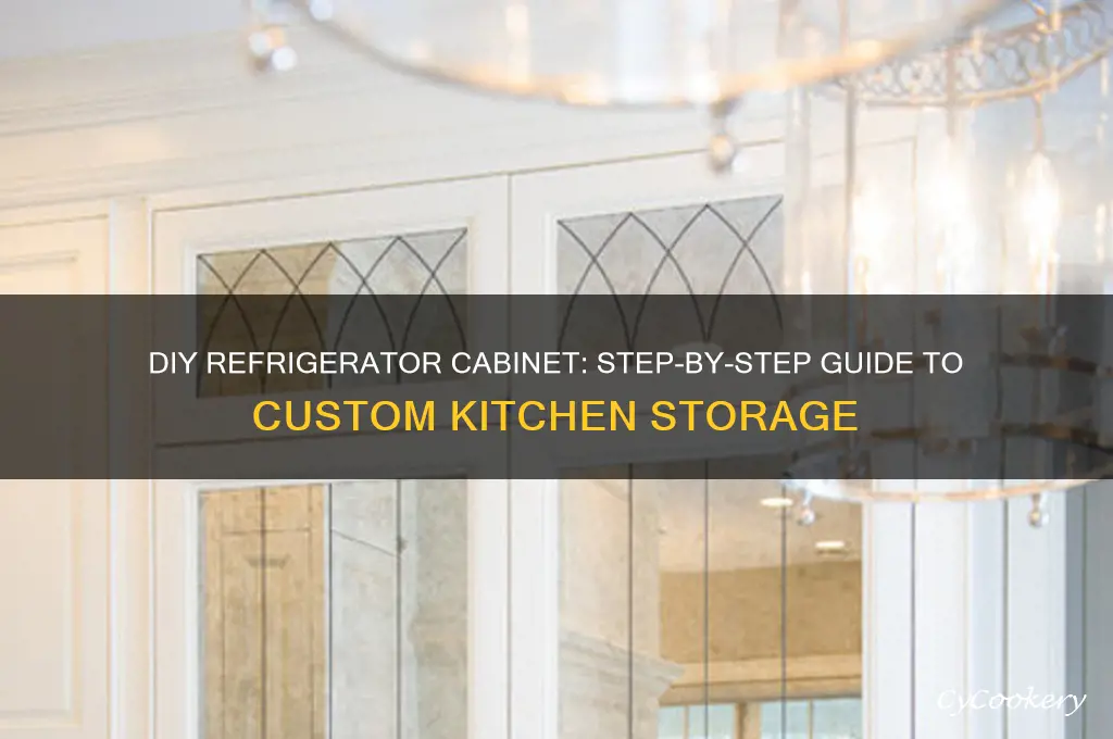 how to build a cabinet around refrigerator