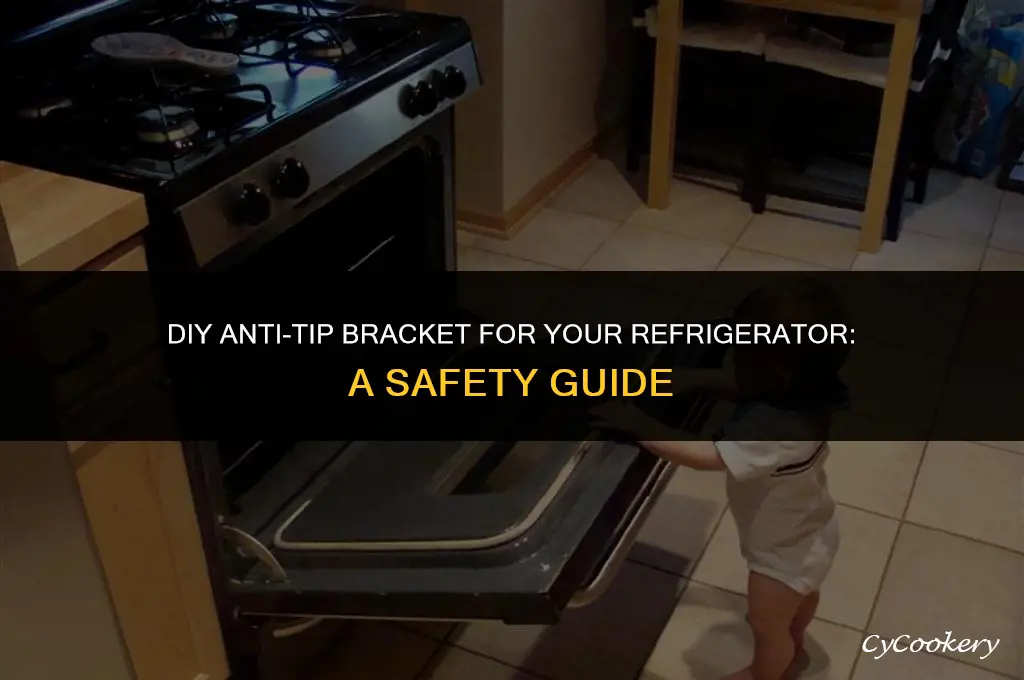 how to build a homemade anti tip bracket refrigerator