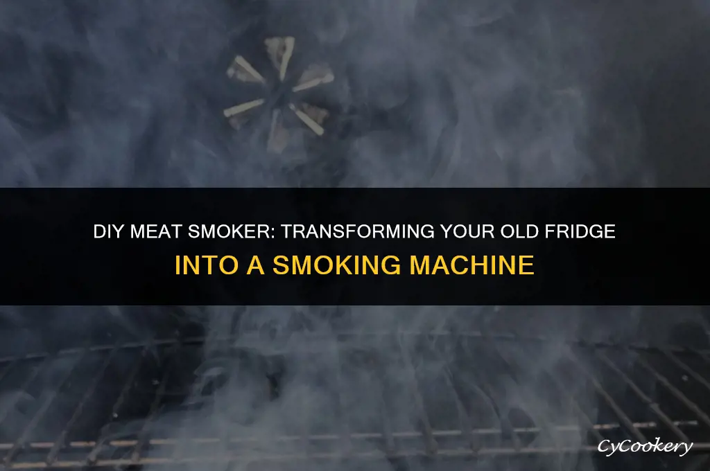 how to build a meat smoker from a refrigerator