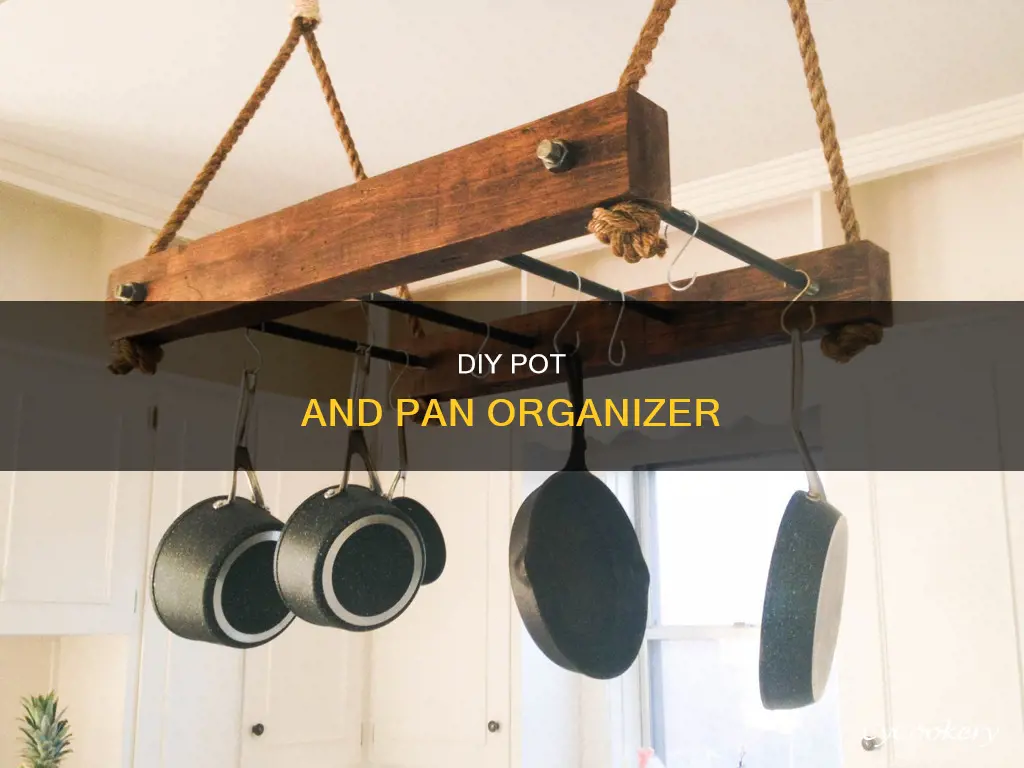 how to build a pot and pan organizer