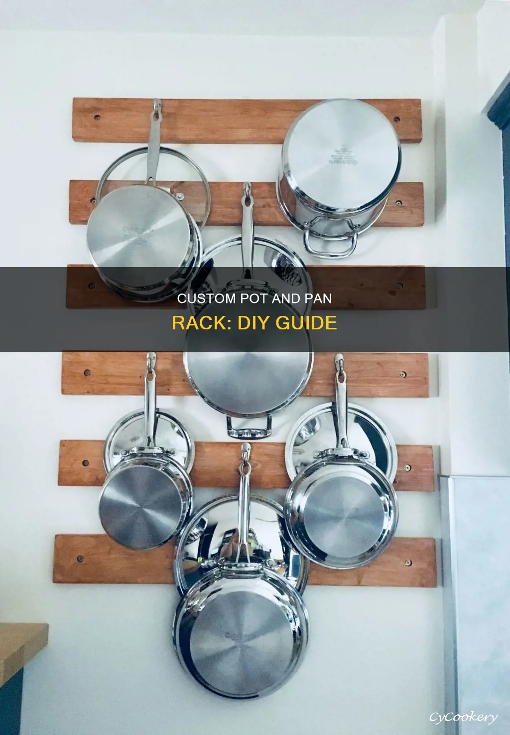 how to build a pot and pan rack