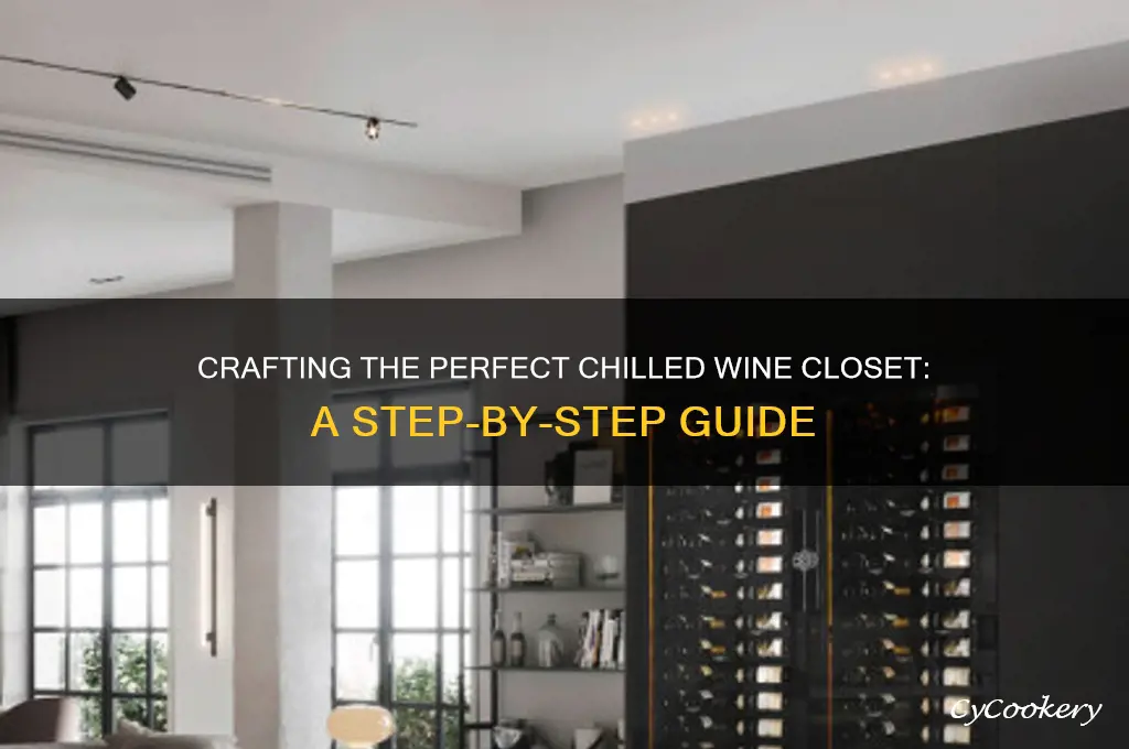 how to build a refrigerated wine closet