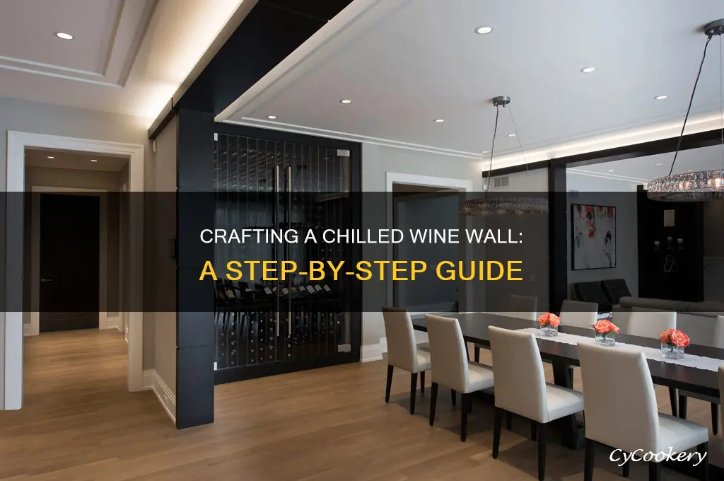 how to build a refrigerated wine wall