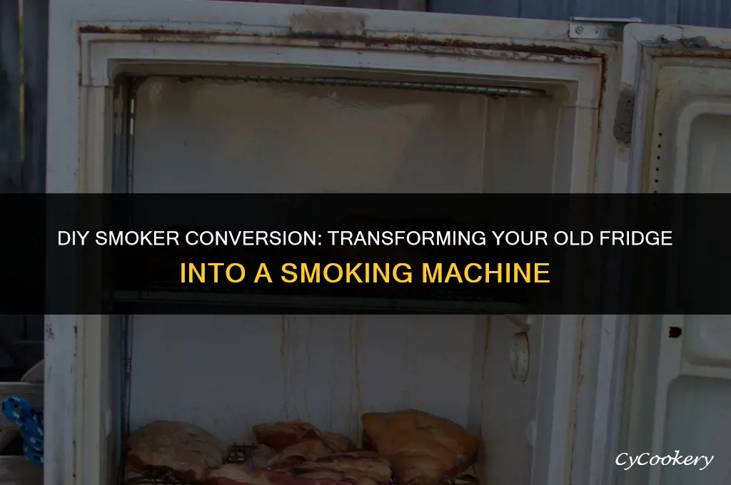 how to build a smoker out of a refrigerator