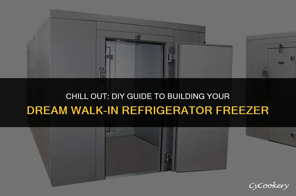 how to build a walk in refrigerator freezer