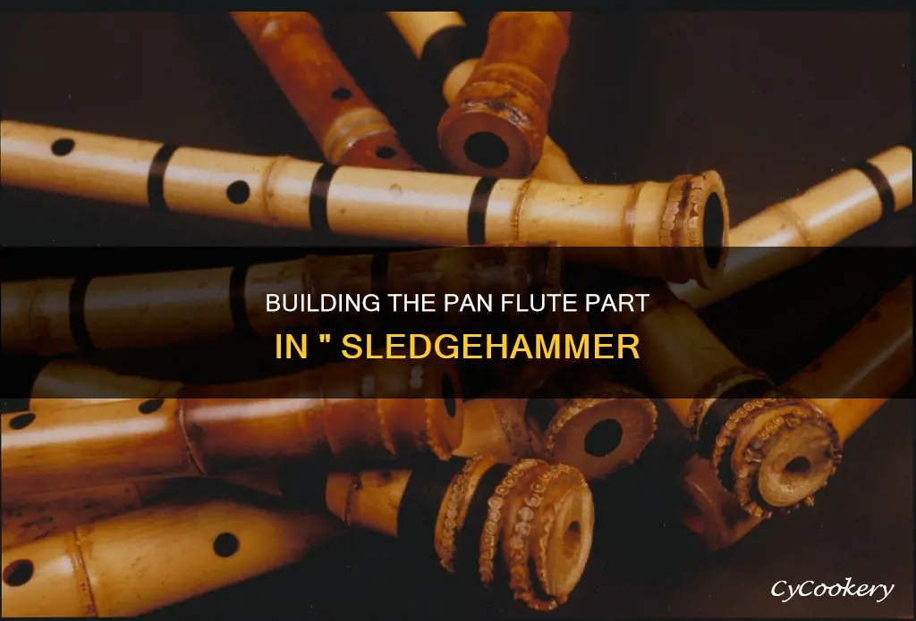how to build the panned flute part in slegdhammer