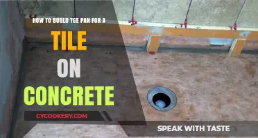 Building a Perfect Tile Pan on Concrete