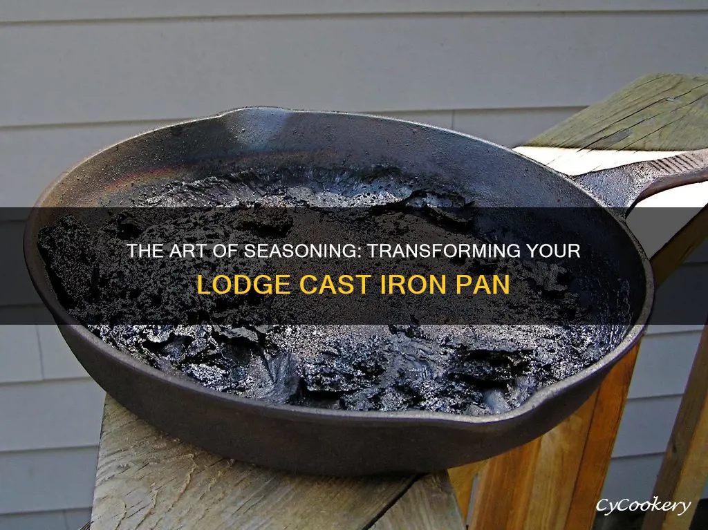 how to burn a lodge cast iron pan