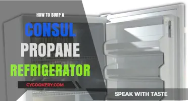 Mastering the Art of Burping Your Consul Propane Fridge: A Guide