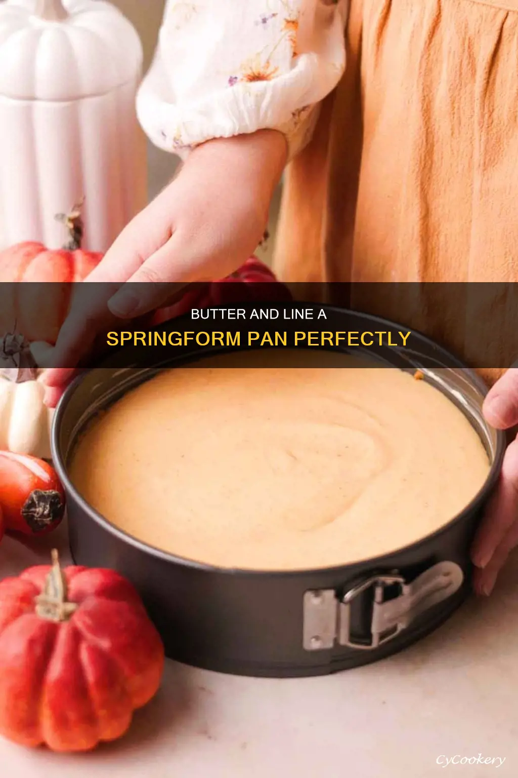how to butter and line a 9 inch springform pan