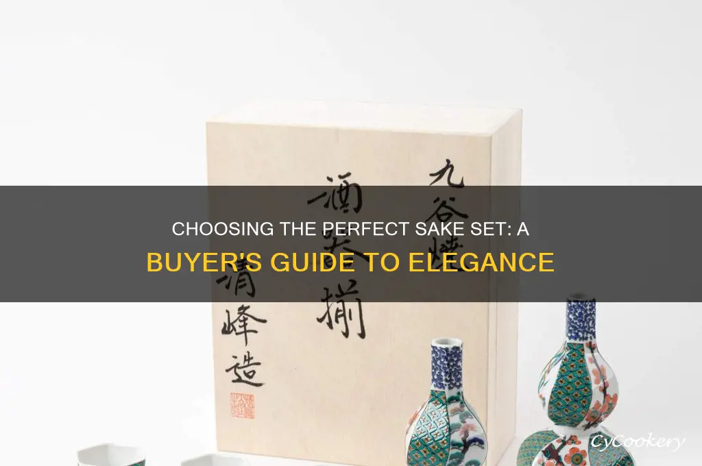 how to buy a sake set