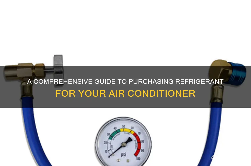how to buy refrigerant for air conditioner
