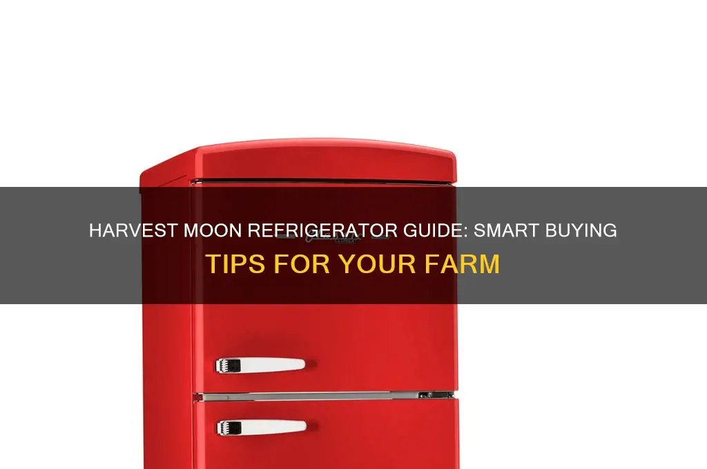 how to buy refrigerator in harvest moon