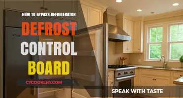 Bypassing Your Fridge Defrost Control Board: A Step-by-Step Guide
