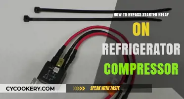 DIY Guide: Bypassing Your Refrigerator Compressor's Starter Relay