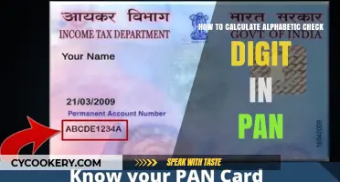 Calculating the PAN Card Check Digit: A Step-by-Step Guide