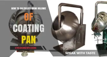 Coating Pan Brim Volume Calculation Simplified